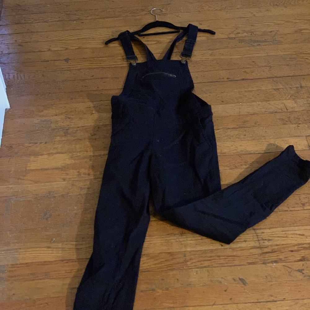 Overalls, Black with Skinny Legs